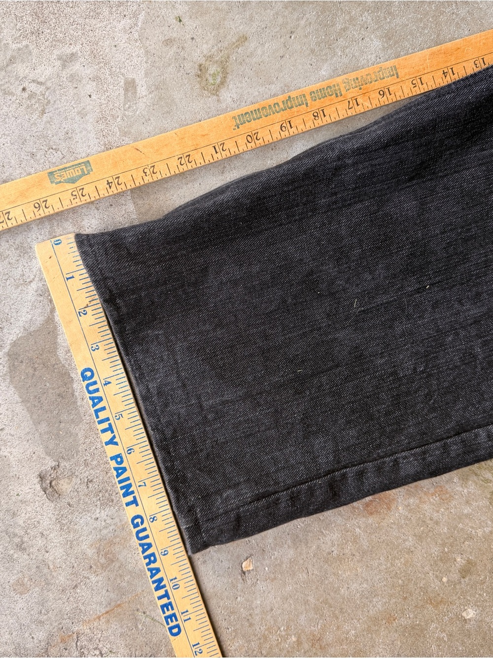 mecca Men's Black Wide-Leg Denim Jeans - Picture 5 of 5